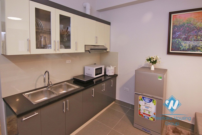 Apartment with balcony for rent on Nguyen Van Huyen, Cau Giay